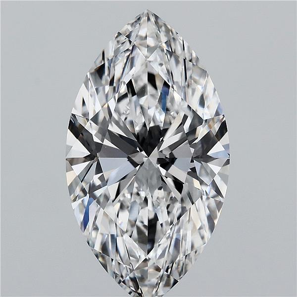 6.52 Carat Marquise Shaped, Ideal Cut, E Color, VVS2 Clarity, IGI Certified Lab Grown Diamond