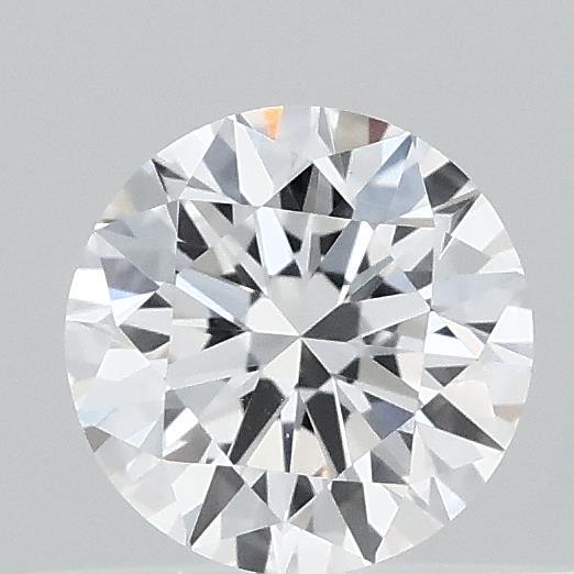 0.38 Carat Round Shaped, Ideal Cut, D Color, VVS2 Clarity, IGI Certified Lab Grown Diamond