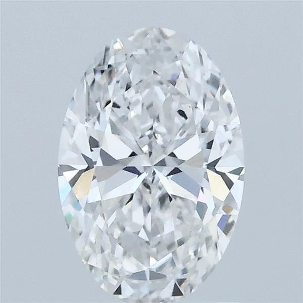 1.07 Carat Oval Shaped, Ideal Cut, D Color, VVS2 Clarity, IGI Certified Lab Grown Diamond