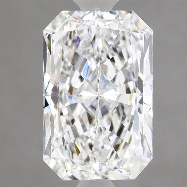 2.41 Carat Radiant Shaped, Excellent Cut, E Color, VVS2 Clarity, IGI Certified Lab Grown Diamond