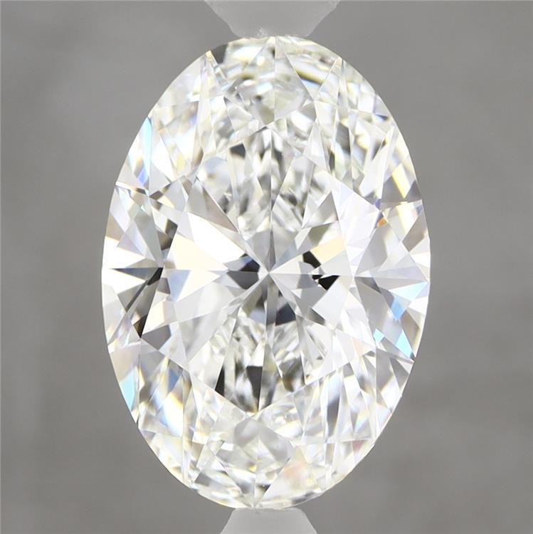 3.50 Carat Oval Shaped, Ideal Cut, F Color, VVS2 Clarity, IGI Certified Lab Grown Diamond