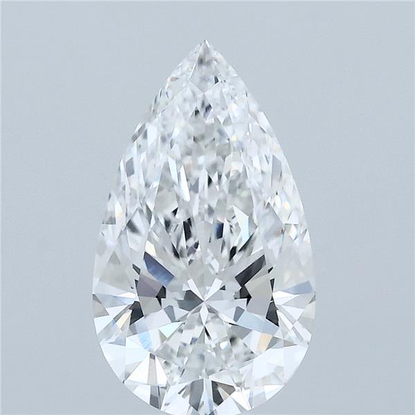 1.81 Carat Pear Shaped, Ideal Cut, E Color, VVS2 Clarity, IGI Certified Lab Grown Diamond