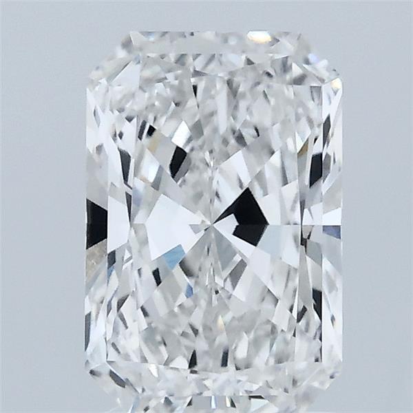 1.54 Carat Radiant Shaped, Ideal Cut, E Color, VVS1 Clarity, IGI Certified Lab Grown Diamond