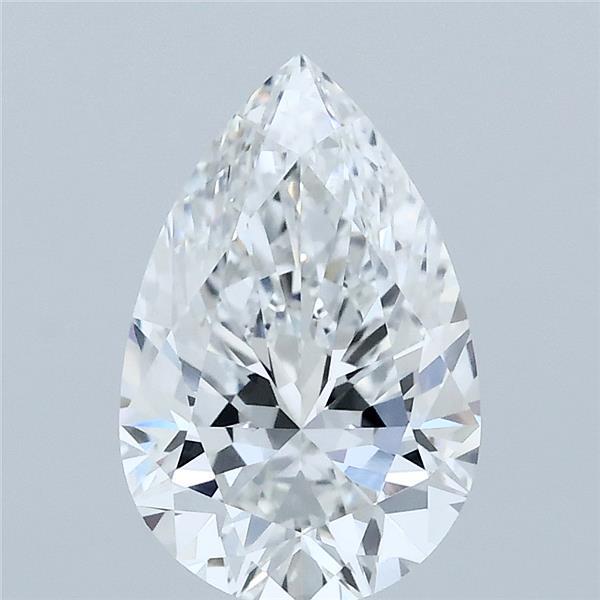 1.94 Carat Pear Shaped, Ideal Cut, E Color, VVS2 Clarity, IGI Certified Lab Grown Diamond