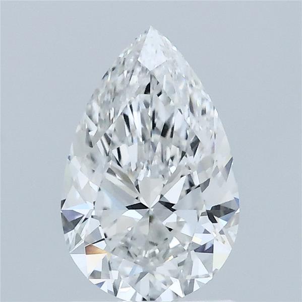 1.08 Carat Pear Shaped, Ideal Cut, E Color, VS1 Clarity, IGI Certified Lab Grown Diamond