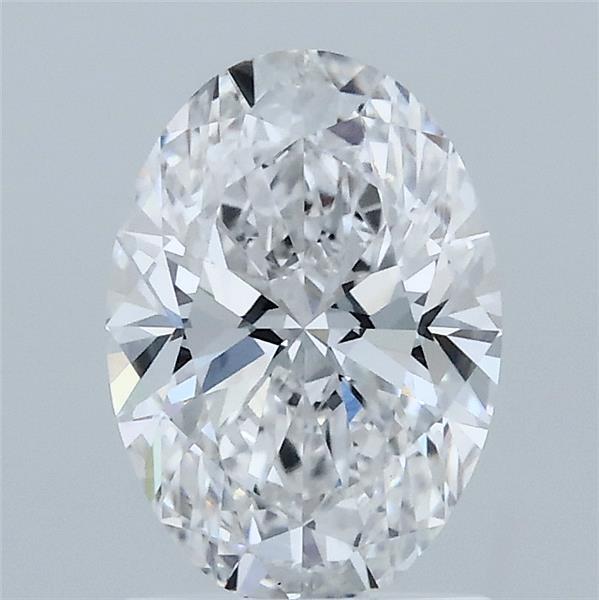 1.41 Carat Oval Shaped, Ideal Cut, D Color, VVS2 Clarity, IGI Certified Lab Grown Diamond