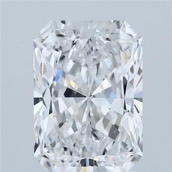 2.52 Carat Radiant Shaped, Excellent Cut, D Color, VVS2 Clarity, IGI Certified Lab Grown Diamond
