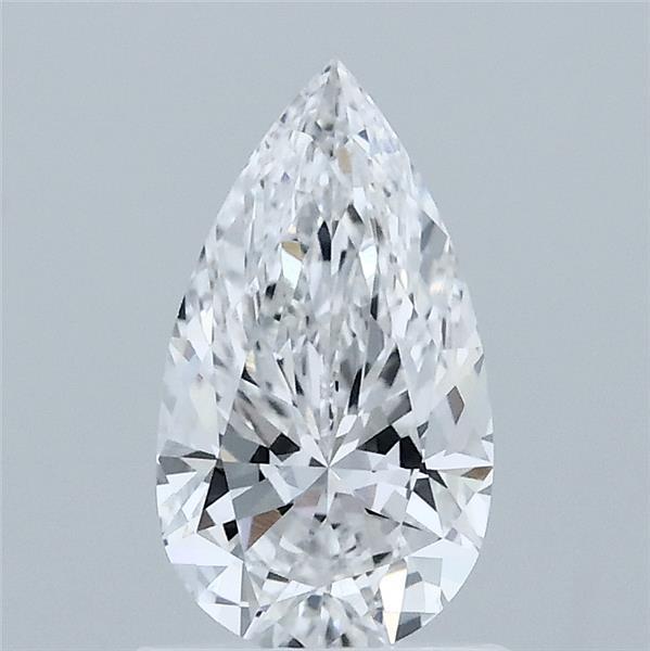1.01 Carat Pear Shaped, Excellent Cut, D Color, VVS2 Clarity, IGI Certified Lab Grown Diamond