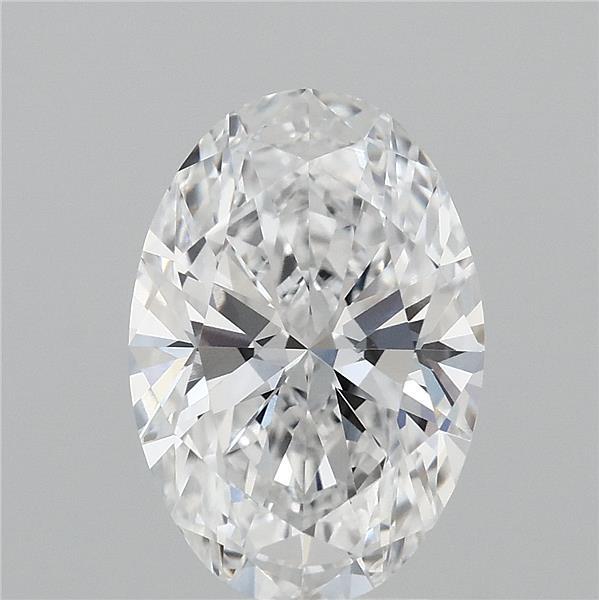 3.06 Carat Oval Shaped, Ideal Cut, D Color, VVS1 Clarity, IGI Certified Lab Grown Diamond