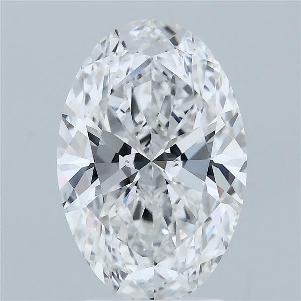 3.00 Carat Oval Shaped, Ideal Cut, D Color, VVS1 Clarity, IGI Certified Lab Grown Diamond