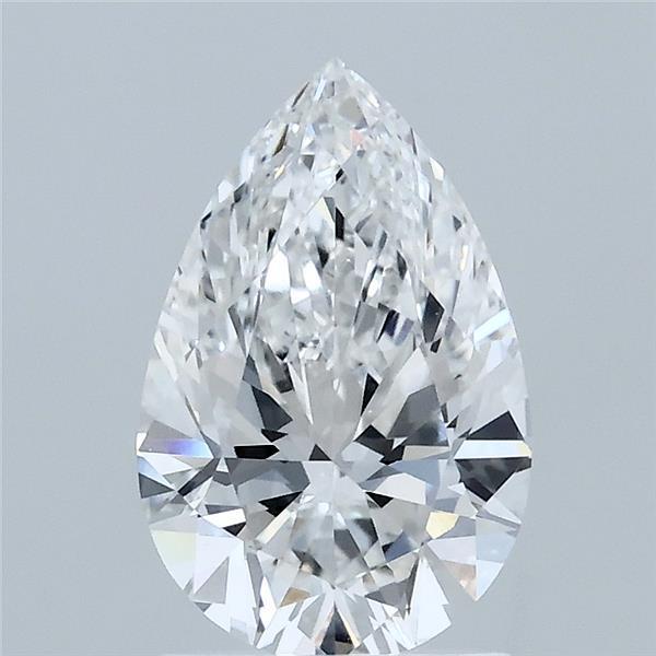 1.52 Carat Pear Shaped, Ideal Cut, E Color, VS1 Clarity, IGI Certified Lab Grown Diamond