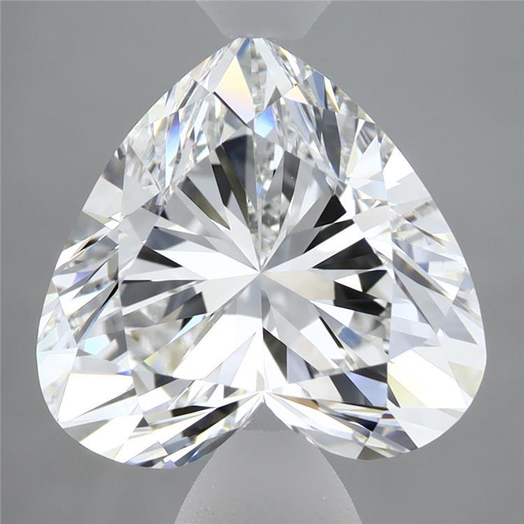 5.08 Carat Heart Shaped, Excellent Cut, E Color, VVS2 Clarity, IGI Certified Lab Grown Diamond