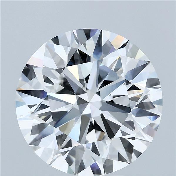 5.71 Carat Round Shaped, Ideal Cut, E Color, VVS2 Clarity, IGI Certified Lab Grown Diamond