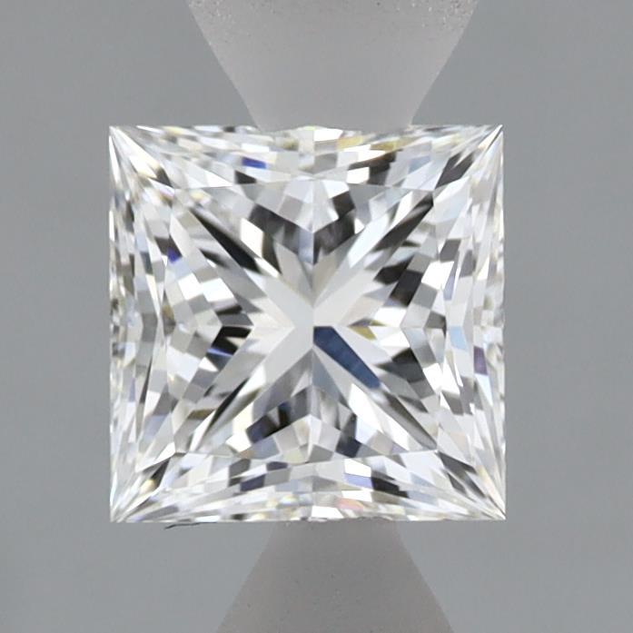 1.02 Carat Princess Shaped, Ideal Cut, D Color, VVS2 Clarity, IGI Certified Lab Grown Diamond