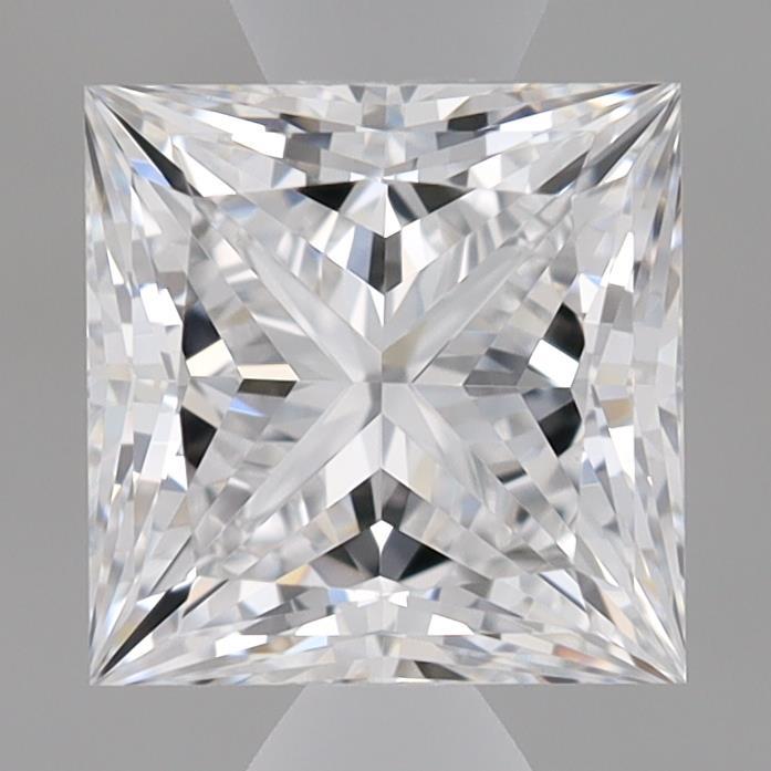1.02 Carat Princess Shaped, Ideal Cut, D Color, IF Clarity, IGI Certified Lab Grown Diamond