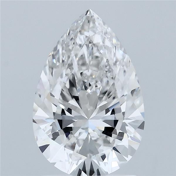 1.85 Carat Pear Shaped, Ideal Cut, E Color, VVS2 Clarity, IGI Certified Lab Grown Diamond