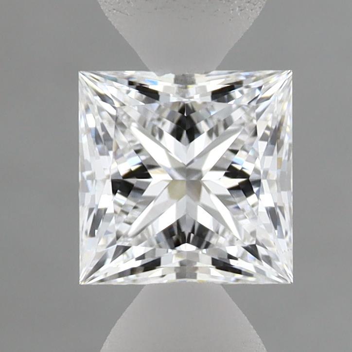 1.06 Carat Princess Shaped, Ideal Cut, D Color, VS1 Clarity, IGI Certified Lab Grown Diamond