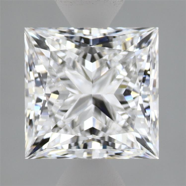 2.59 Carat Princess Shaped, Ideal Cut, E Color, VVS2 Clarity, IGI Certified Lab Grown Diamond