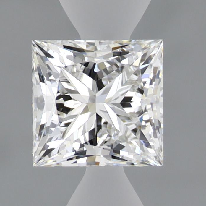 0.95 Carat Princess Shaped, Ideal Cut, D Color, VVS1 Clarity, IGI Certified Lab Grown Diamond