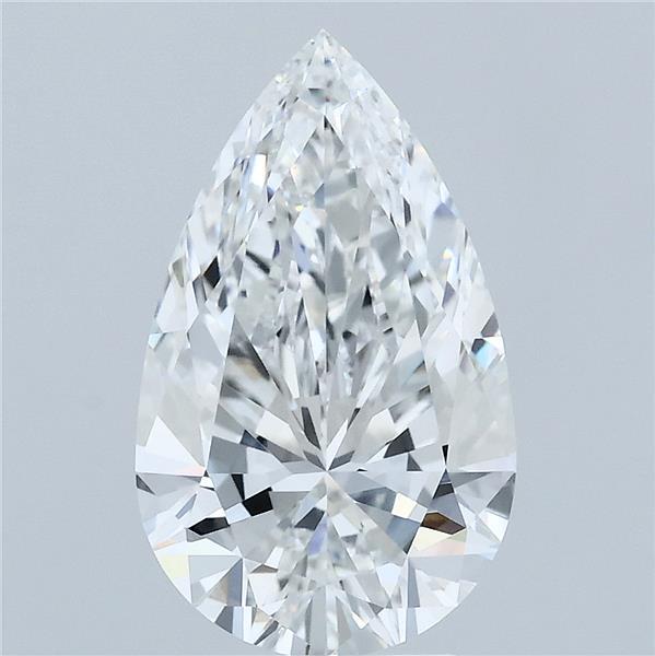3.00 Carat Pear Shaped, Ideal Cut, E Color, VS1 Clarity, IGI Certified Lab Grown Diamond