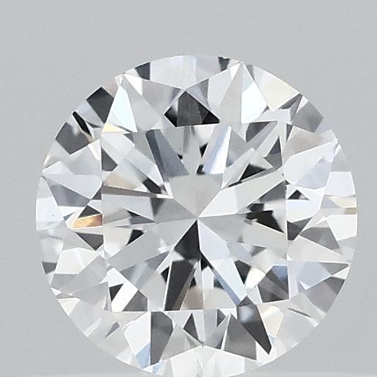0.47 Carat Round Shaped, Excellent Cut, D Color, VVS2 Clarity, IGI Certified Lab Grown Diamond