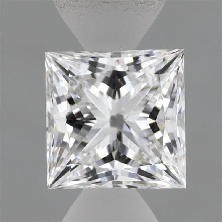 0.93 Carat Princess Shaped, Ideal Cut, D Color, VVS2 Clarity, IGI Certified Lab Grown Diamond