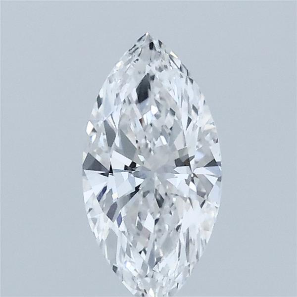 0.54 Carat Marquise Shaped, Ideal Cut, D Color, VVS2 Clarity, IGI Certified Lab Grown Diamond