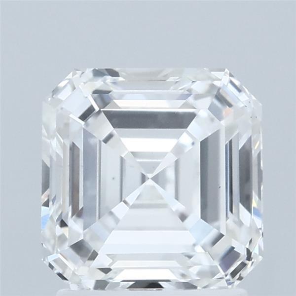 2.00 Carat Asscher Shaped, Ideal Cut, E Color, VS1 Clarity, IGI Certified Lab Grown Diamond
