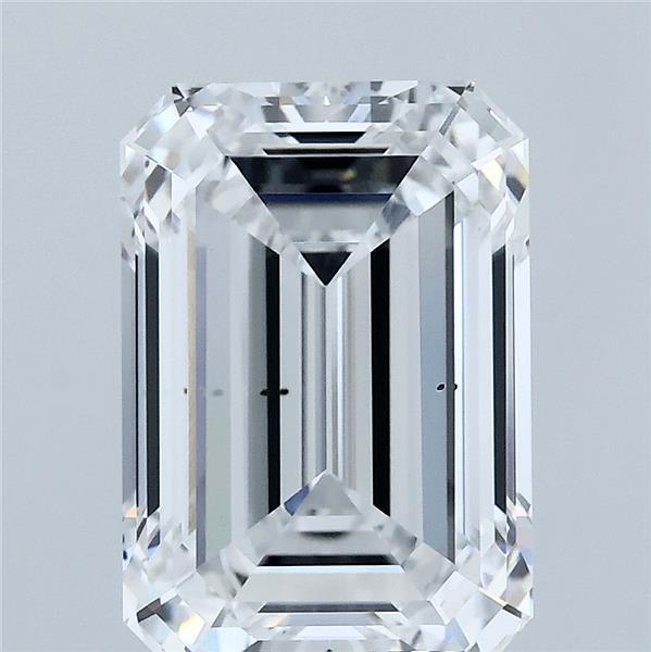 4.04 Carat Emerald Shaped, Ideal Cut, D Color, VS2 Clarity, IGI Certified Lab Grown Diamond