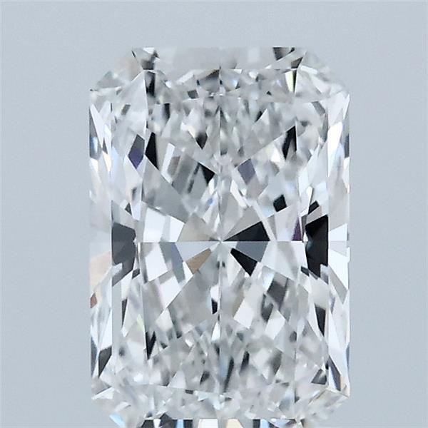 1.52 Carat Radiant Shaped, Ideal Cut, E Color, VVS2 Clarity, IGI Certified Lab Grown Diamond