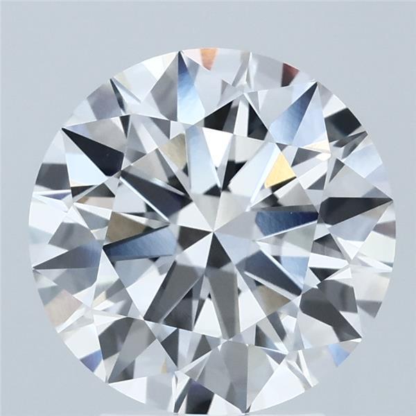 3.29 Carat Round Shaped, Ideal Cut, F Color, VVS2 Clarity, IGI Certified Lab Grown Diamond