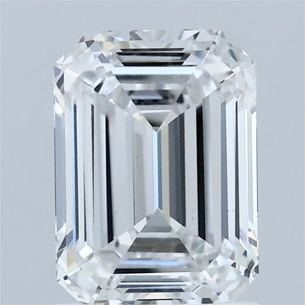 1.50 Carat Emerald Shaped, Ideal Cut, D Color, VS1 Clarity, IGI Certified Lab Grown Diamond