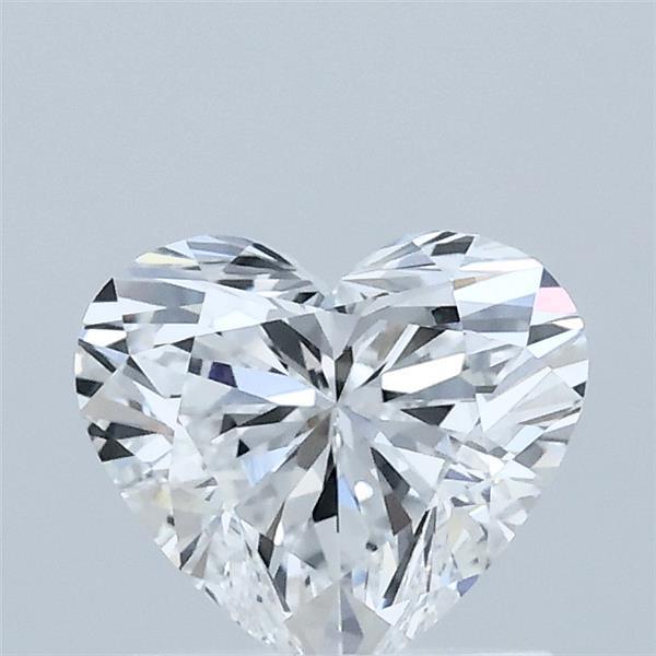 1.08 Carat Heart Shaped, Ideal Cut, D Color, VVS2 Clarity, IGI Certified Lab Grown Diamond