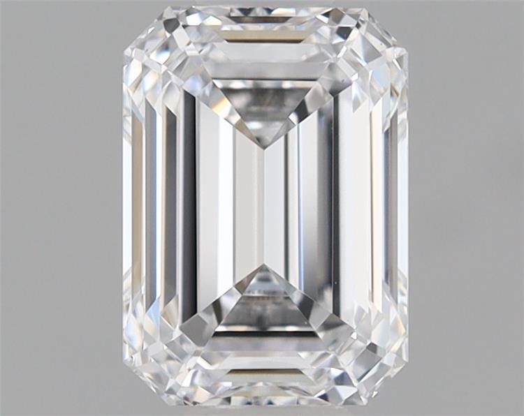 1.10 Carat Emerald Shaped, Ideal Cut, D Color, VS1 Clarity, IGI Certified Lab Grown Diamond