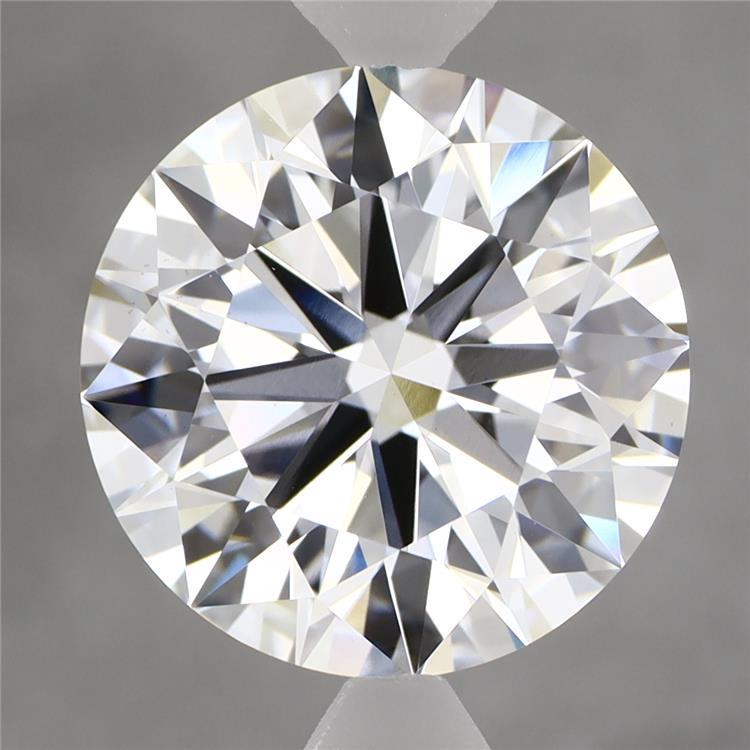 5.56 Carat Round Shaped, Ideal Cut, F Color, VS2 Clarity, IGI Certified Lab Grown Diamond