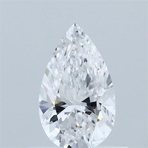 0.51 Carat Pear Shaped, Excellent Cut, D Color, VS1 Clarity, IGI Certified Lab Grown Diamond
