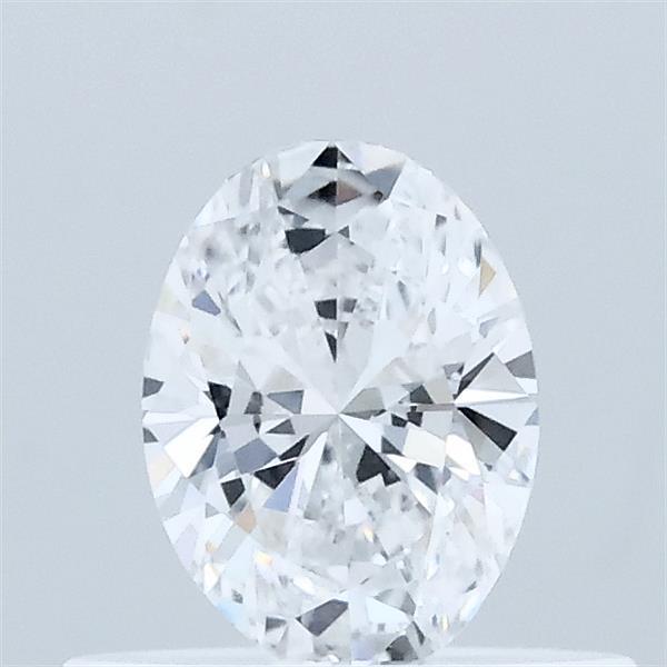0.37 Carat Oval Shaped, Ideal Cut, D Color, VVS2 Clarity, IGI Certified Lab Grown Diamond
