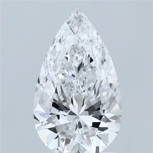 1.55 Carat Pear Shaped, Ideal Cut, D Color, VVS2 Clarity, IGI Certified Lab Grown Diamond