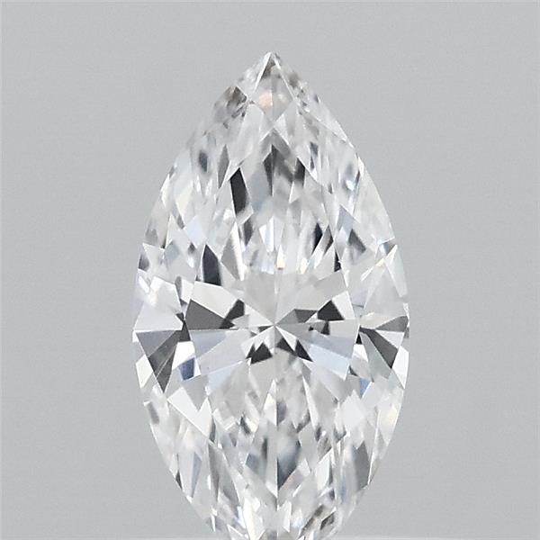 0.37 Carat Marquise Shaped, Ideal Cut, D Color, VVS2 Clarity, IGI Certified Lab Grown Diamond