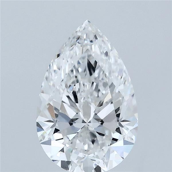 1.56 Carat Pear Shaped, Ideal Cut, E Color, VVS2 Clarity, IGI Certified Lab Grown Diamond