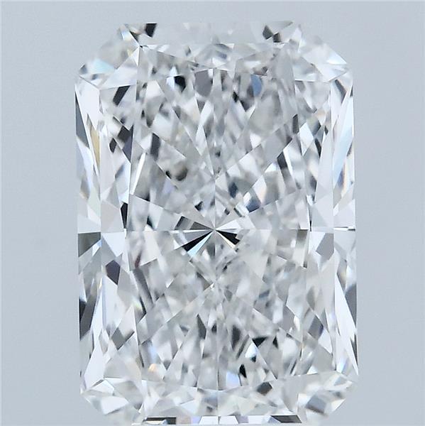 4.02 Carat Radiant Shaped, Ideal Cut, E Color, VVS2 Clarity, IGI Certified Lab Grown Diamond