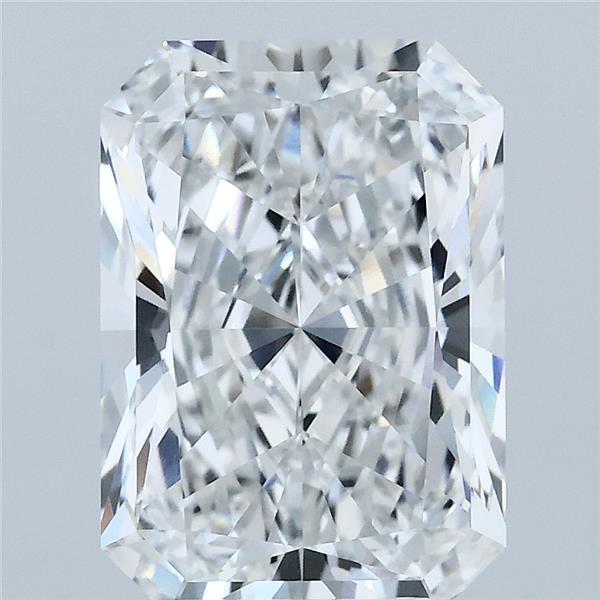 4.04 Carat Radiant Shaped, Ideal Cut, E Color, VVS2 Clarity, IGI Certified Lab Grown Diamond