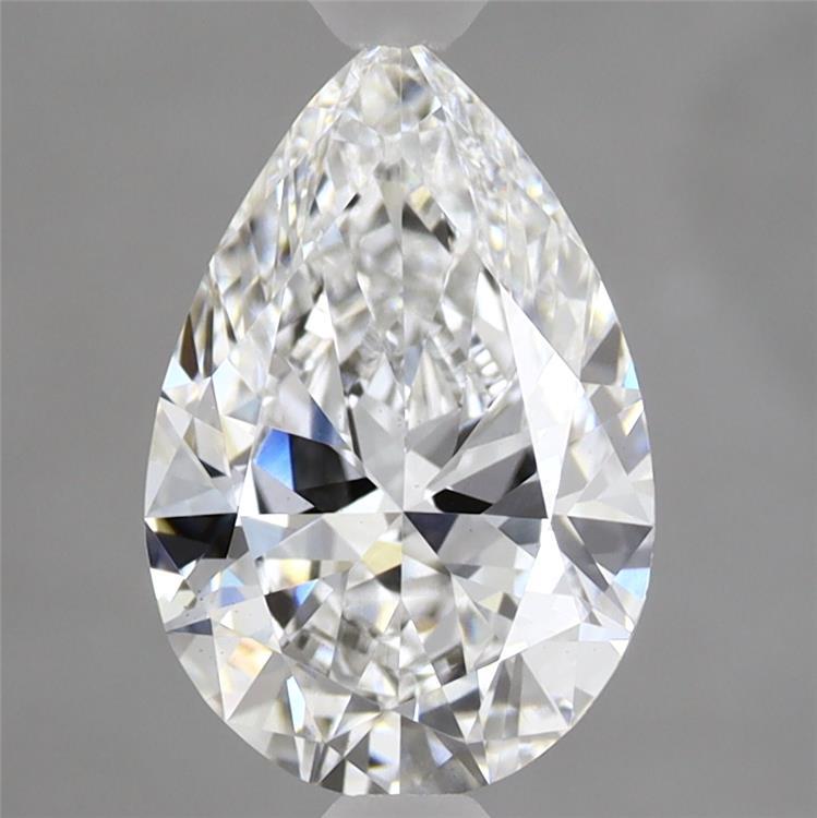 1.80 Carat Pear Shaped, Ideal Cut, E Color, VS1 Clarity, IGI Certified Lab Grown Diamond