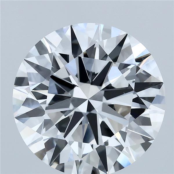 5.05 Carat Round Shaped, Ideal Cut, E Color, VVS2 Clarity, IGI Certified Lab Grown Diamond