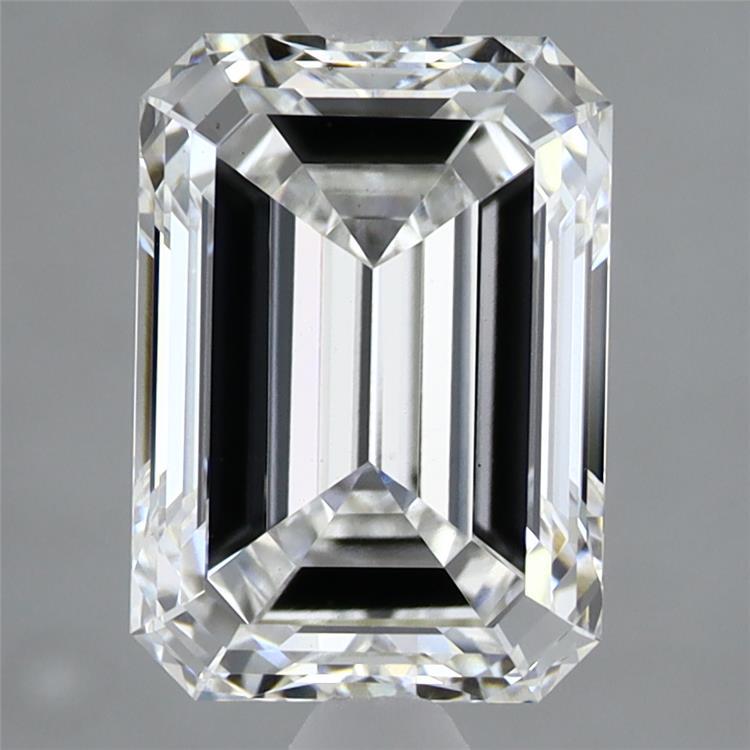 2.91 Carat Emerald Shaped, Ideal Cut, E Color, VS1 Clarity, IGI Certified Lab Grown Diamond