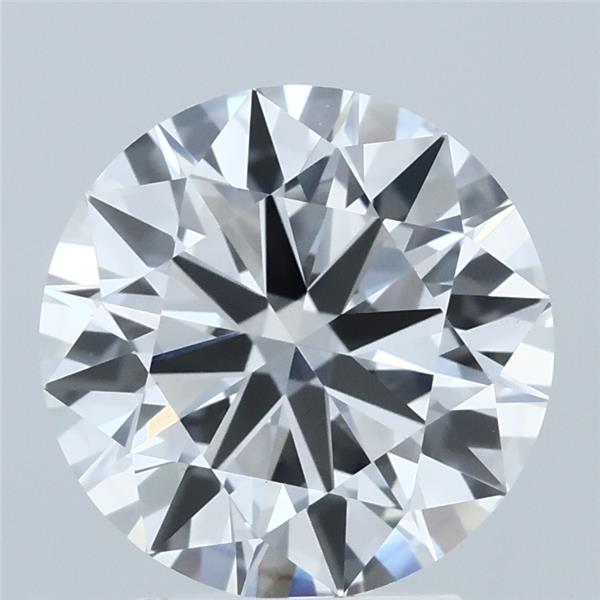 3.00 Carat Round Shaped, Ideal Cut, E Color, VVS2 Clarity, IGI Certified Lab Grown Diamond