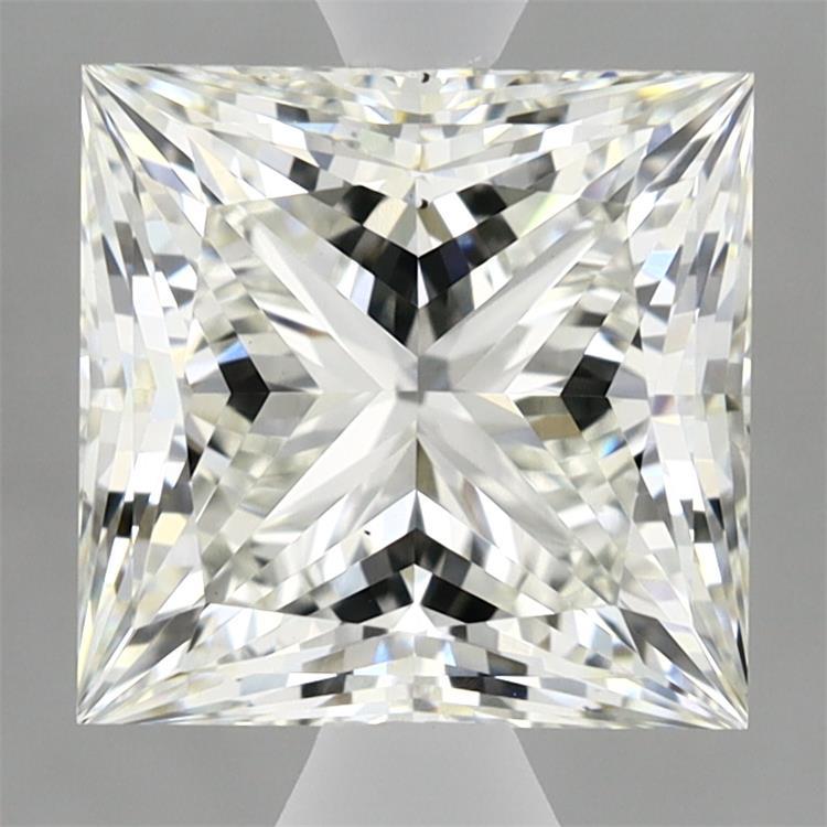 3.02 Carat Princess Shaped, Ideal Cut, G Color, VS1 Clarity, IGI Certified Lab Grown Diamond
