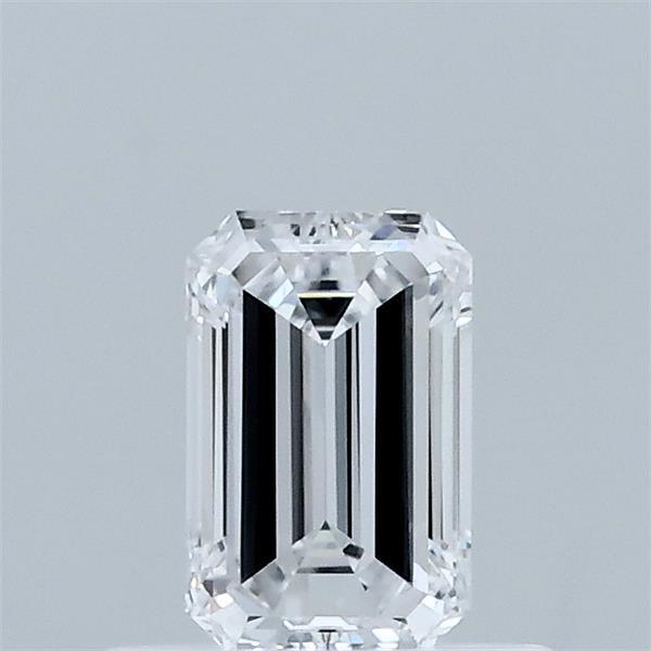 0.52 Carat Emerald Shaped, Excellent Cut, D Color, VVS1 Clarity, IGI Certified Lab Grown Diamond