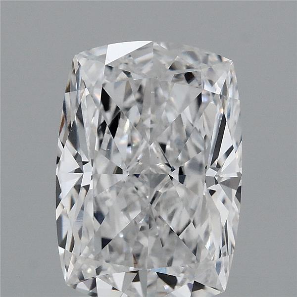 2.05 Carat Cushion Shaped, Ideal Cut, D Color, VVS2 Clarity, IGI Certified Lab Grown Diamond