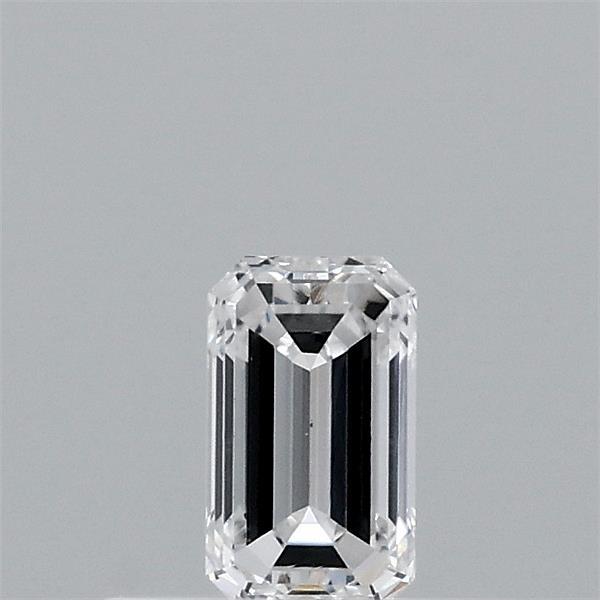 0.33 Carat Emerald Shaped, Excellent Cut, D Color, VVS1 Clarity, IGI Certified Lab Grown Diamond